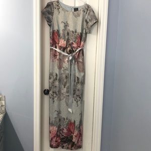 Adrianna Papell Long Floral Dress